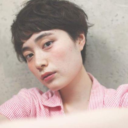 ショートヘアスタイル  ショート ショートボブ マッシュ マッシュボブ マッシュショート 透け感ショート nalupuloaohana