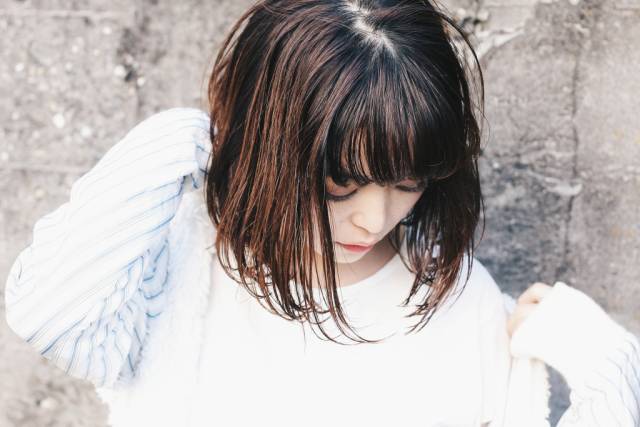 ヘアアレンジヘアスタイル  柳沼さとみ 外国人風 三つ編み Tシャツ 透明感 ナチュラル 大宮 Hygge