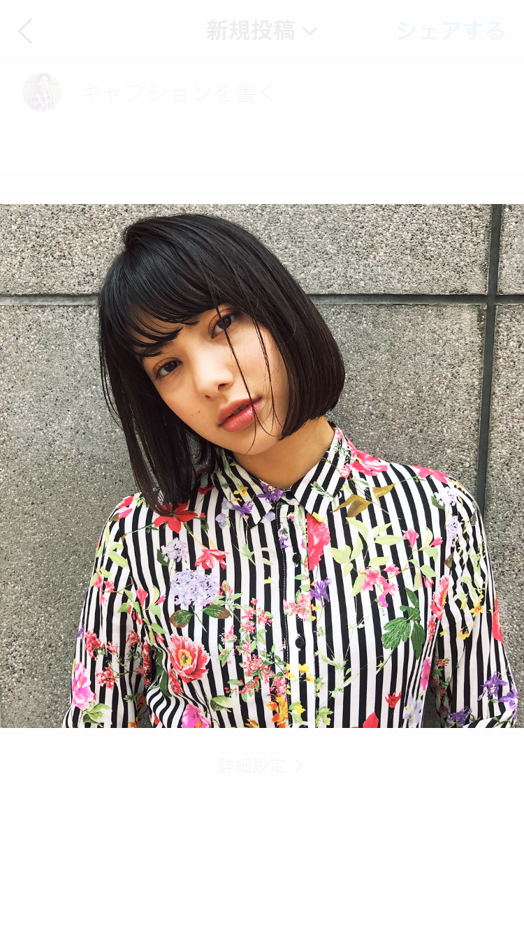 ボブヘアスタイル  Killa ラフ 外国人風 耳かけ 黒髪ボブ 黒髪 おフェロ ショートバング 透明感 ボブ ショートボブ