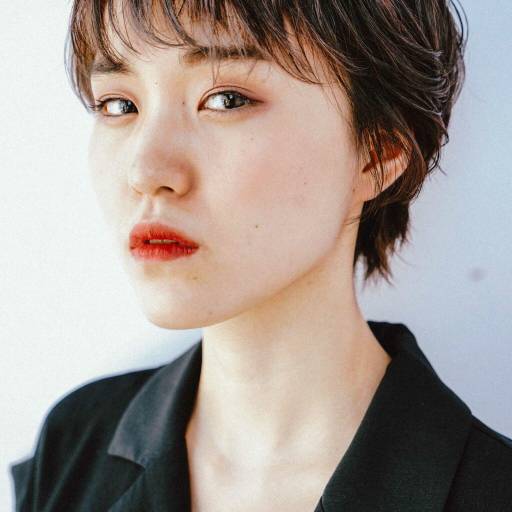 ミディアムヘアスタイル  鈴木茜 ダークトーン 黒髪 くせ毛風 透明感 外国人風 ウェーブ ナチュラル 中目黒 代官山 roma