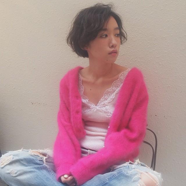 ヘアアレンジヘアスタイル  LOAVE OMOTESANDO 編みこみ 無造作 ラフ アンニュイ ウェット ヘアアレンジ