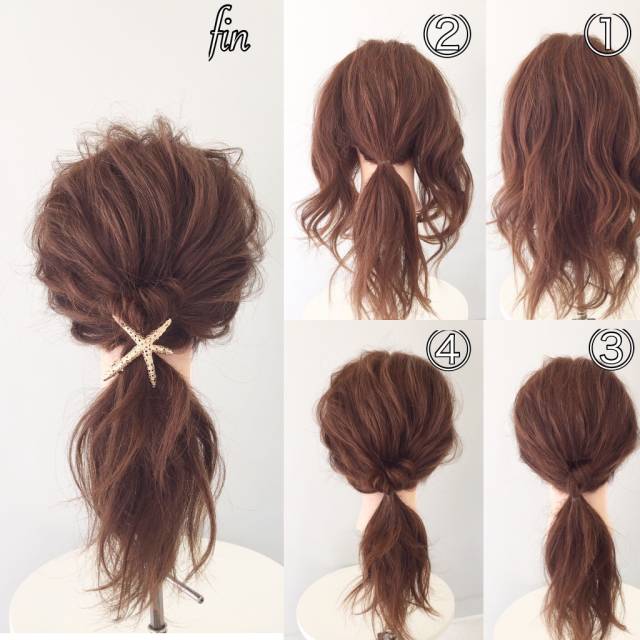 ヘアアレンジヘアスタイル  簡単アレンジ 簡単ヘアアレンジ ヘアアレンジ