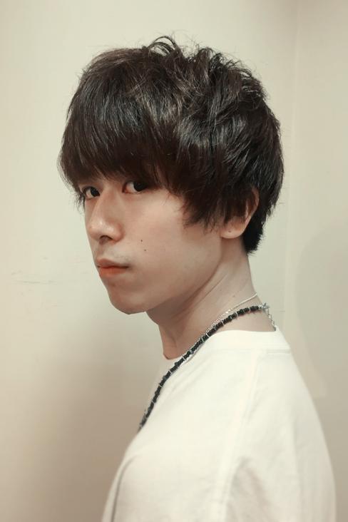 ボブヘアスタイル  シースルーバング 無造作 外国人風 黒髪 ラフ 外ハネ アンニュイ デニム hair design noel
