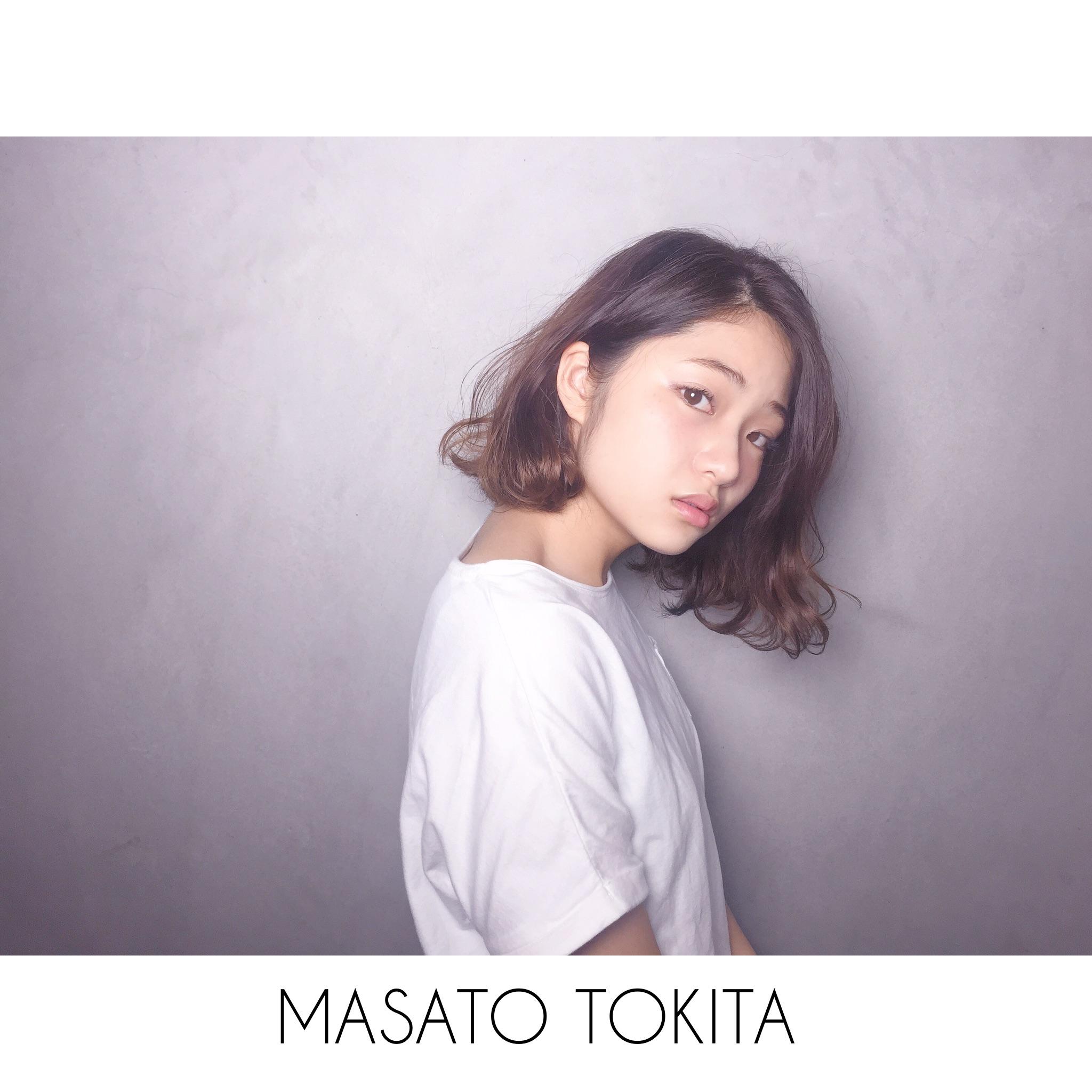 ボブヘアスタイル  ナチュラル 柔らかボブ ボブ カジュアルストリート