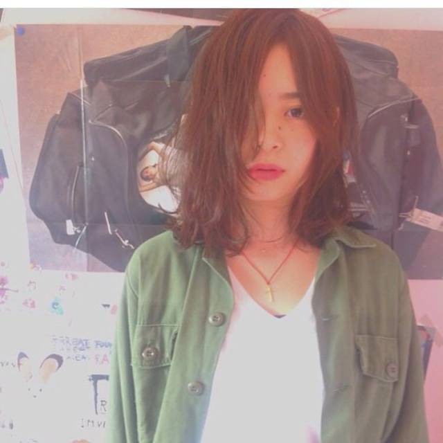 ロングヘアスタイル  Oase