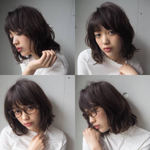ミディアムヘアスタイル  FELICITA ひばりヶ丘 FELICITA ひばりヶ丘 ミディアム ミディアムレイヤー レイヤーミディ フリル フリルトップス メガネ メガネヘア メガネ女子