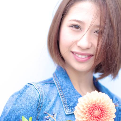 ボブヘアスタイル  磯田基徳 ナチュラル ダークトーン ラフ ショートバング 眉上バング 外ハネ 渋谷 salon dakota