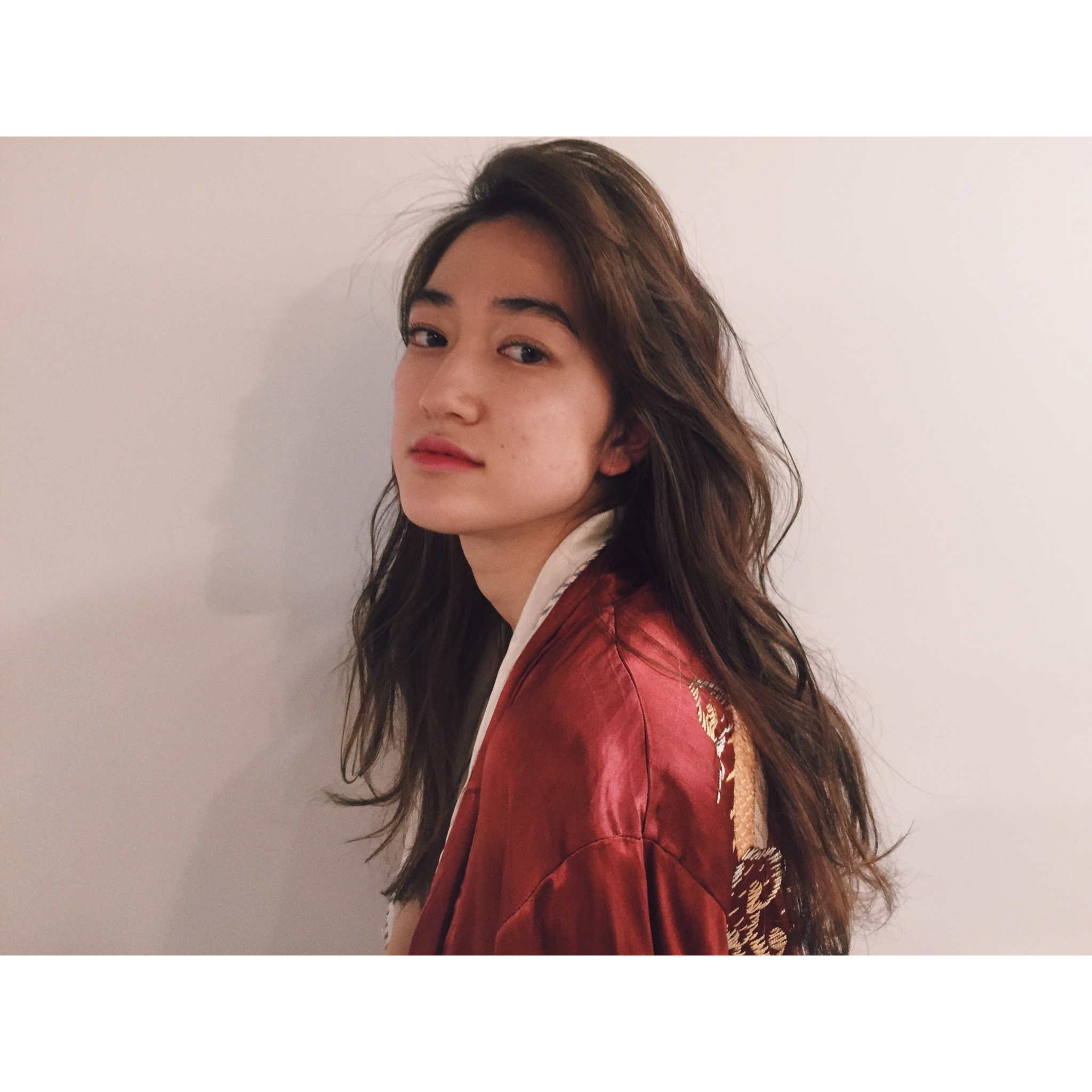 ロングヘアスタイル