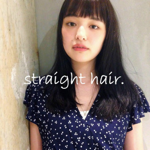 [かわいいストレートヘアカタログ] ストレートは ”前髪 ”と ”毛先 ”でイメチェンでき...