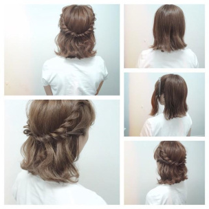 時短ヘアアレンジ特集！ねじり、くるりんぱ、三つ編みで十分おしゃれに♪
