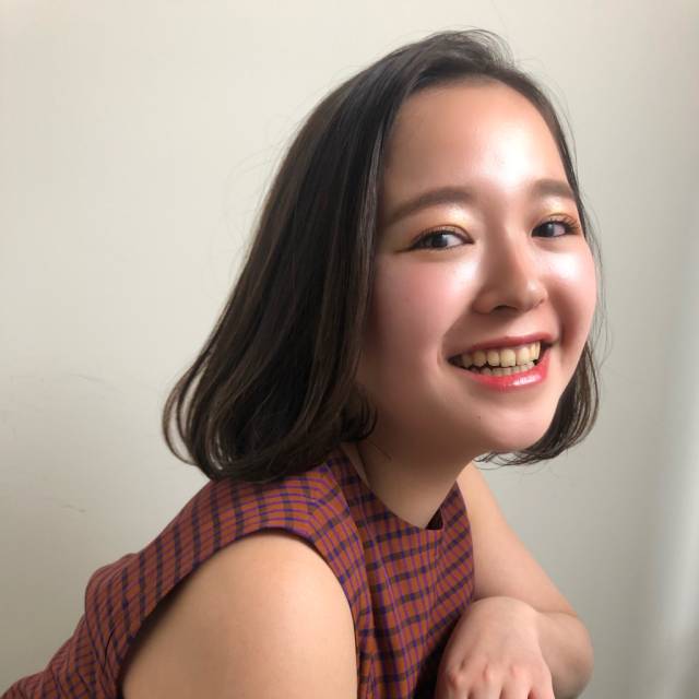ボブヘアスタイル  HOULe ロブ 透明感 ボブ ワンカールボブ