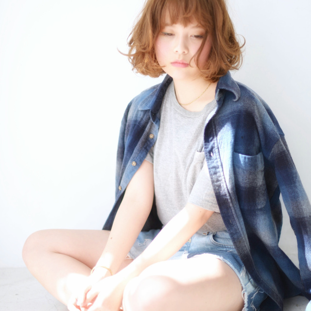ヘアアレンジヘアスタイル  清水明菜 ハーフアップ ラフ ナチュラル ウェーブ 外国人風 表参道 assort