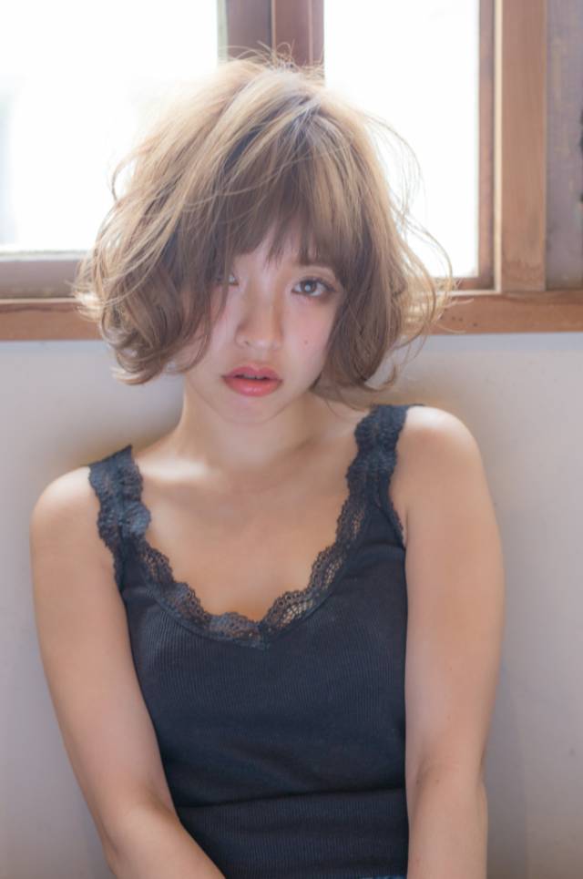 ボブヘアスタイル  Fringe Hair Salon すずらんボブ ショートボブ ラフ ラフボブ 外ハネ 外ハネボブ アッシュ アッシュ系カラー アッシュグレージュ アプリエカラー アンニュイ 無造作ボブ 無造作 府中 府中美容室 東府中