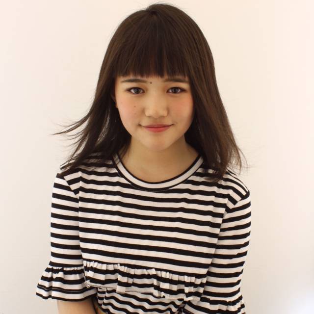 セミロングヘアスタイル  高田亮助 シースルーバング ナチュラル モテ 愛され ウェット おフェロ 福岡 大名 kchiara