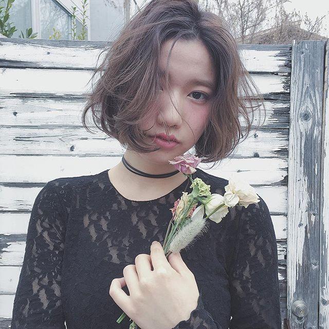 セミロングヘアスタイル  roma