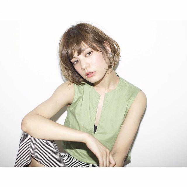 ボブヘアスタイル  菅谷遼将 外国人風 無造作 ラフ ルーズ くせ毛風 ニュアンスボブ 名古屋 LOREN