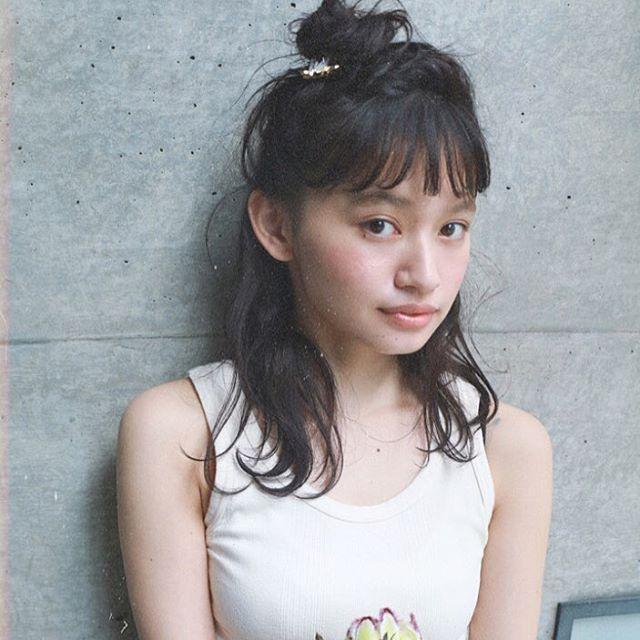 ミディアムヘアスタイル  people