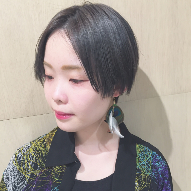 ヘアアレンジヘアスタイル  YUJI 無造作 ラフ ルーズ 編みこみ ダークトーン 黒髪 透明感 アンニュイ 静岡 葵区