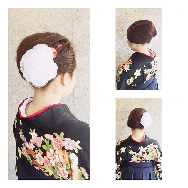 ヘアアレンジヘアスタイル  着物 卒業式 結婚式 福島 白河 郡山 齊藤史和