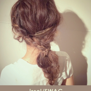 プロのヘアアレンジでよく見る「なみなみ巻き（波ウェーブ）」の簡単なやり方♡