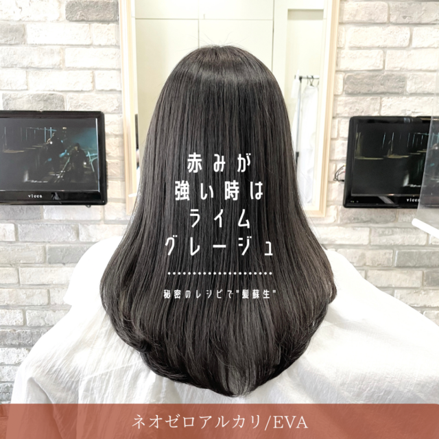 セミロングヘアスタイル  vicca 青山 前髪 グレージュ 透明感 vicca萩原 髪質改善