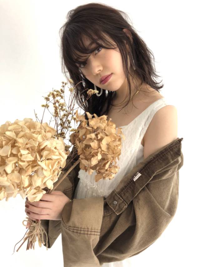 ボブヘアスタイル  ボブ ラフ エアリー パーマ 外国人風 透明感 大人かわいい ダークトーン アッシュ ベージュ ヴェルージュカラー AFLOAT D'L