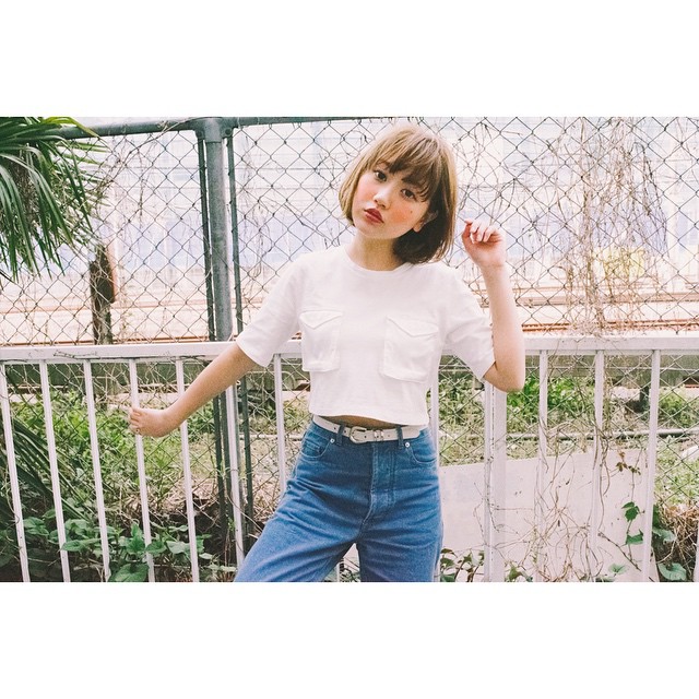 ボブヘアスタイル  徳田誠也 ナチュラル ラフ デニム モテ 愛され ゆるふわ カジュアル 立川