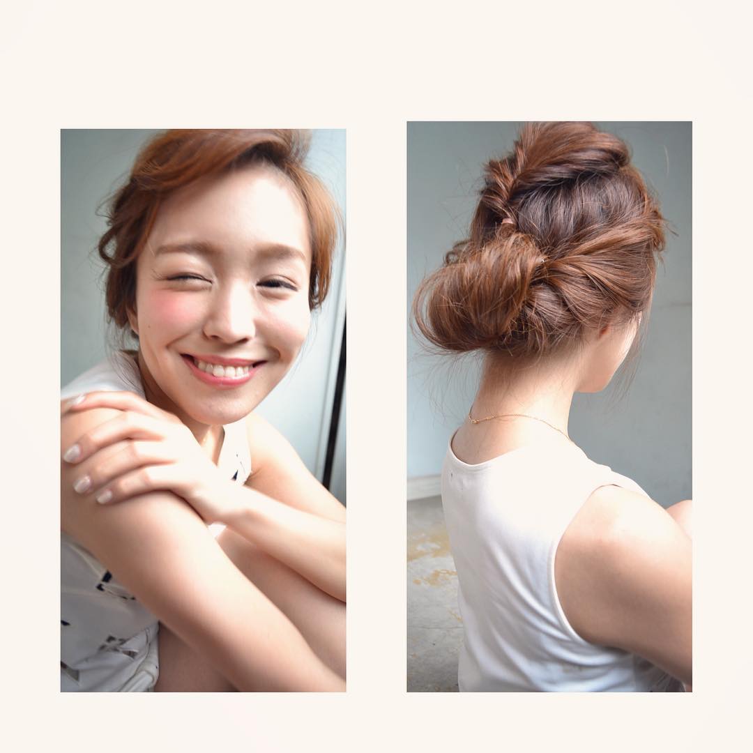 ヘアアレンジヘアスタイル  山崎浩 ツイストアレンジ ラフ 大人可愛い 抜け感 立川