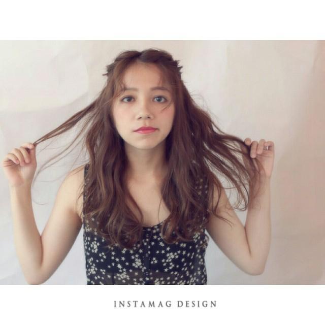 セミロングヘアスタイル  Garland