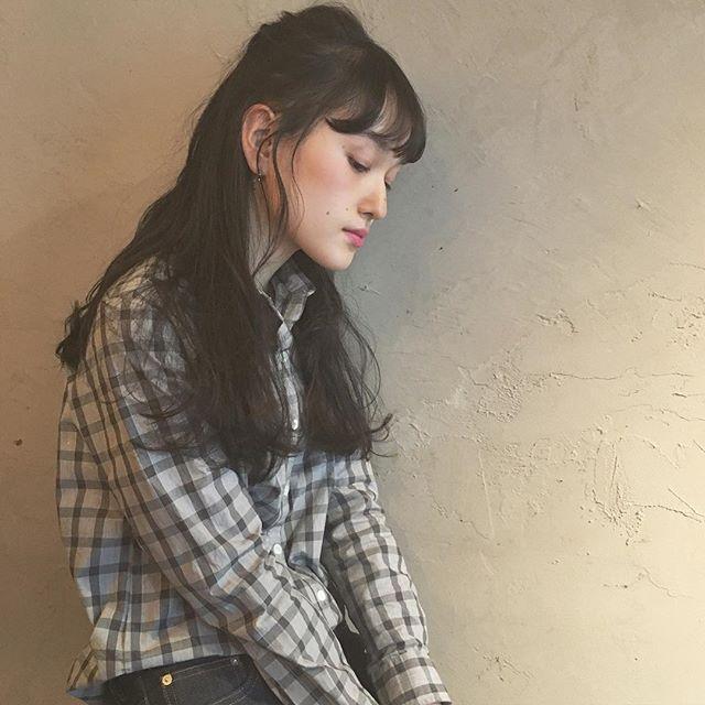 ロングヘアスタイル