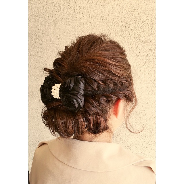 ヘアアレンジヘアスタイル  おくれ毛 結婚式 パーティーアレンジ 福島 白河 郡山 齊藤史和
