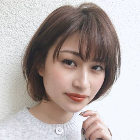 ボブヘアスタイル  HOULe レイヤーボブ ボブ 透明感 小顔 小顔効果 艶髪