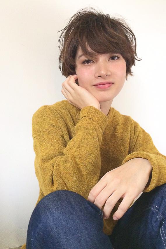 ミディアムヘアスタイル  Michel
